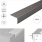 ALUMINIUM STAIR NODING STEP EDGE NOSING TRIM FOR LAMINATE, WOOD..41x26.6mm A42