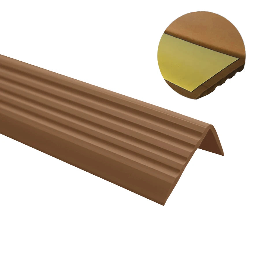 Anti slip stair nosing stairs edge step edging trim self adhesive ND 40x25mm