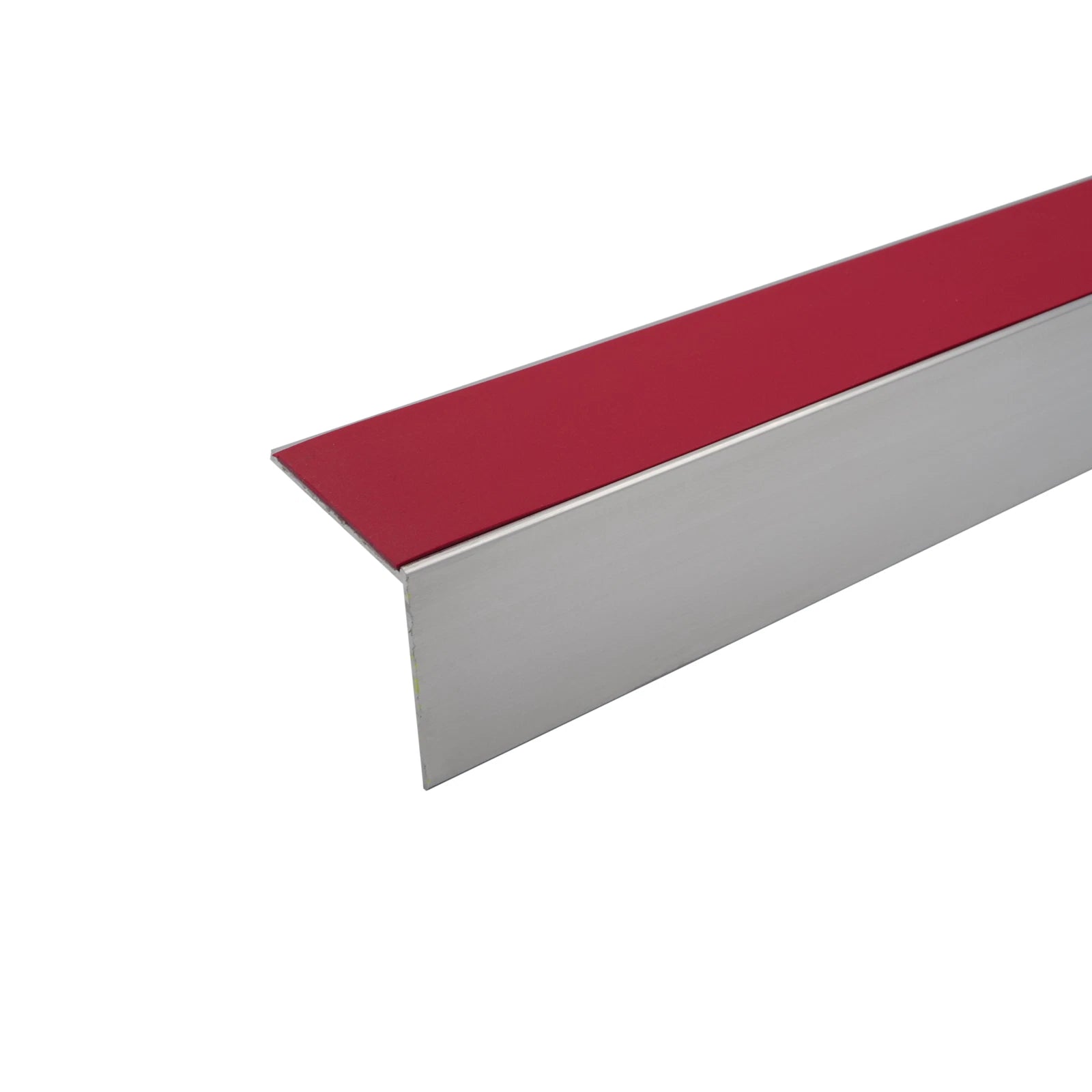 Aluminium Stair Nosing 56x55mm Heavy Duty Step Edge Trim Safety Edging 3.22m