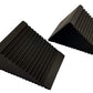 Pair of Rubber Wheel Chocks for Cars, Trailers & Caravans, 0.6KG
