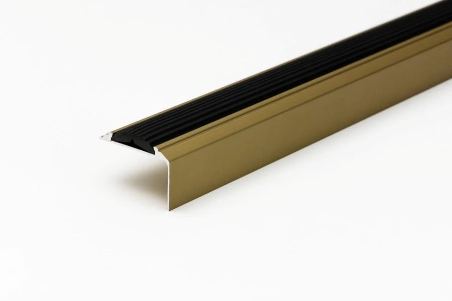 Anodised Aluminium Stair Nosing Edge Trim Step Nose Edging 1.20m/ 47.24in Length