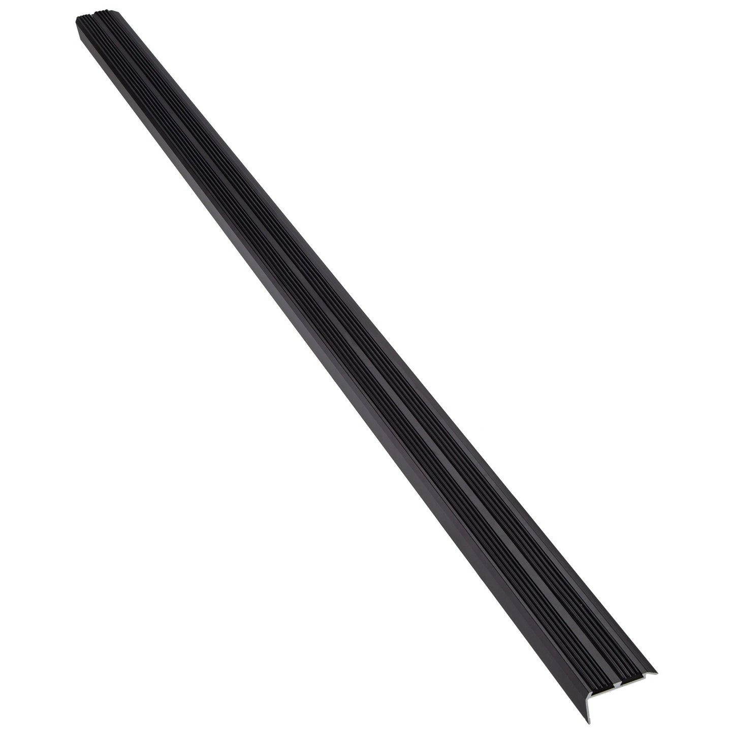 Black - Aluminium Stair Nosing Edge Trim Step Nose Edging Nosings - 90cm Long