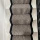 Carpet Stair Runner | 14 Steps | Herringbone Black & White| 7.00m x 0.60m