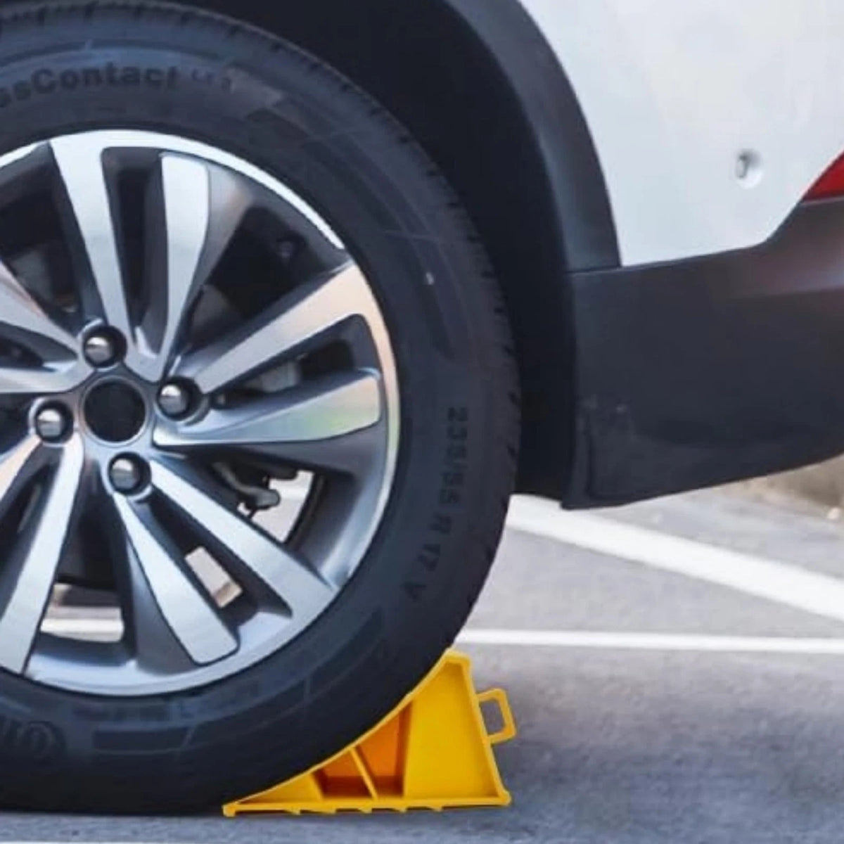 Wheel Chocks 2PCS Car Wheel Chocks Heavy Duty with Handles Caravan Wheel Chocks