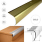 Aluminium Stair Nosing Bullnose Edge Trim Step Edging Anti Slip H28 2m long