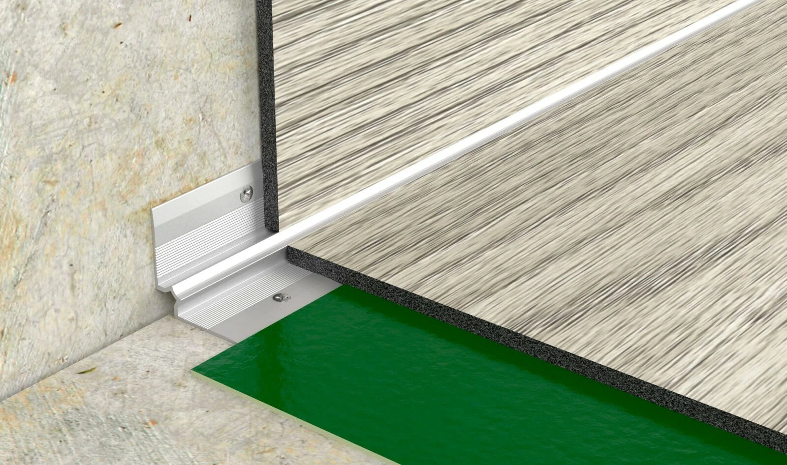 LVT INNER CORNER 90 cm 35.49'' 3 mm VINYL FLOORING STAIR NOSING EDGE PROFILE