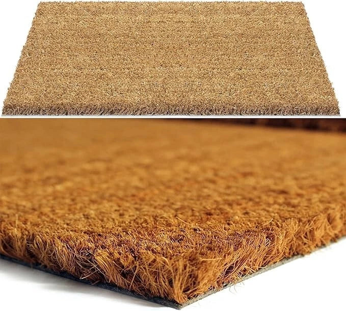 Heavy Duty Coir Welcome Matting Indoor/Outdoor Foyer Lobby Reception Door Mat