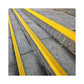 Stair Nosing GRP Anti-Slip Black/Yellow 0.75m x 55mm x 55mm DDA Compliant Safety