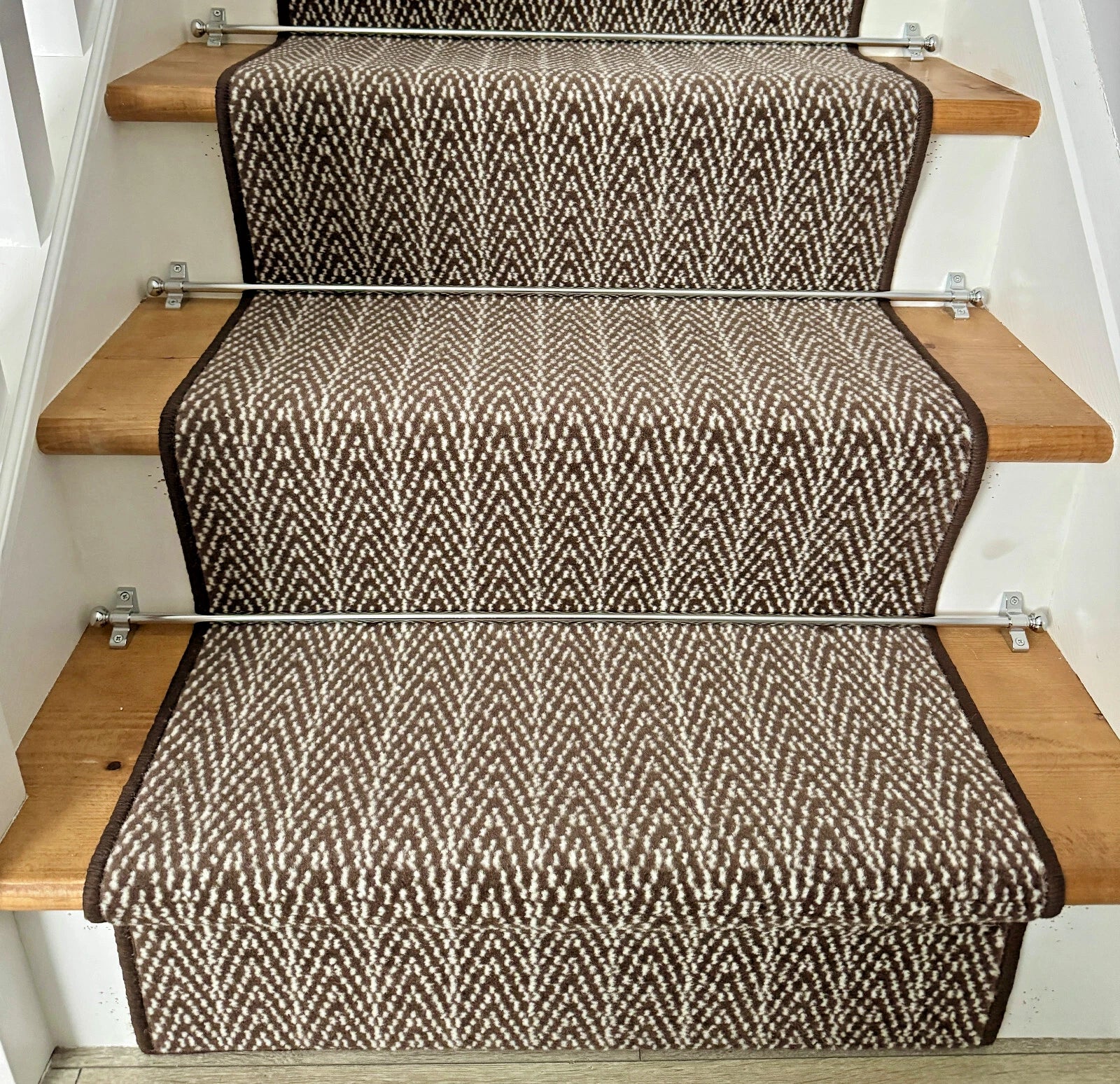 Herringbone Stair Runners Very Long For Stairways Hallways Border Carpet Rugs