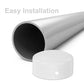 2 Pcs Stainless Steel Handrail End Caps Sealing Cover For Stair Railings