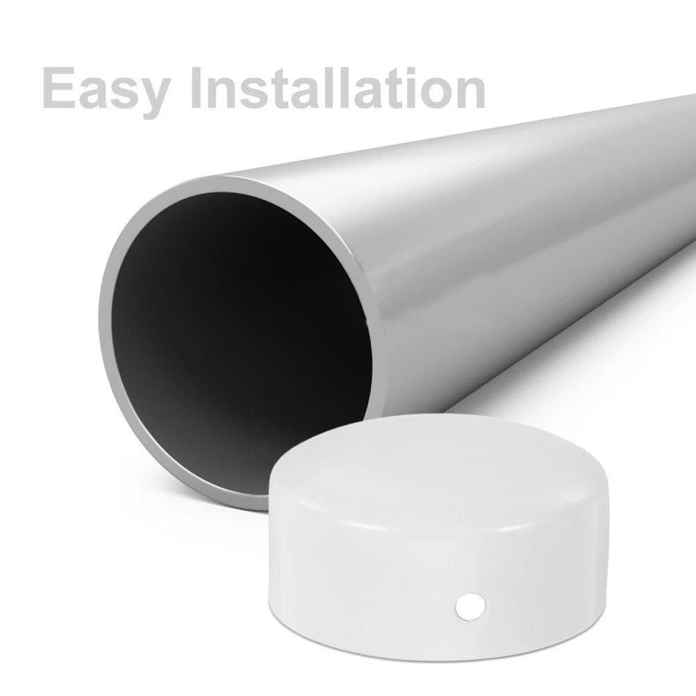 2 Pcs Stainless Steel Handrail End Caps Sealing Cover For Stair Railings