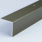 Anodised Aluminium Stair Nosing Anti Slip Edge Trim 30x30mm / 0.9m (35.43")