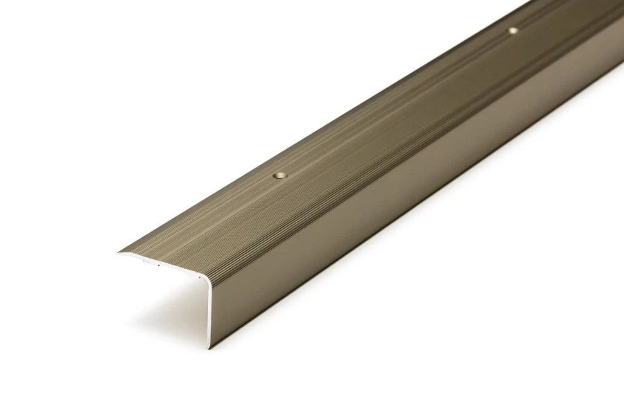 Aluminium Stair Nosing 48mm x 34mm x 118cm Step Edge Trim Anodised Colours