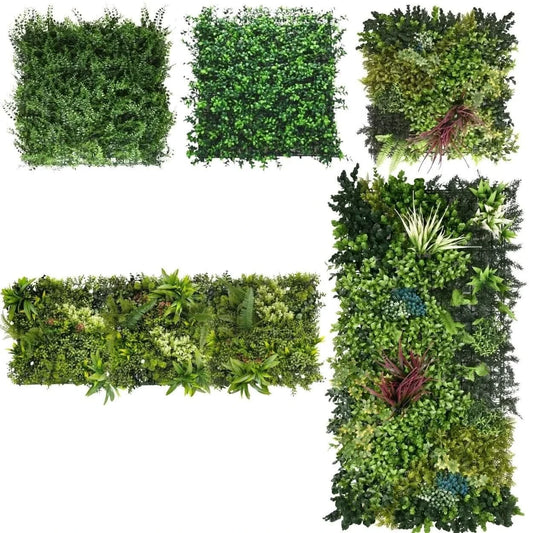 Artificial Plant Wall Panels Realistic Indoor / Outdoor 50cm x 50cm