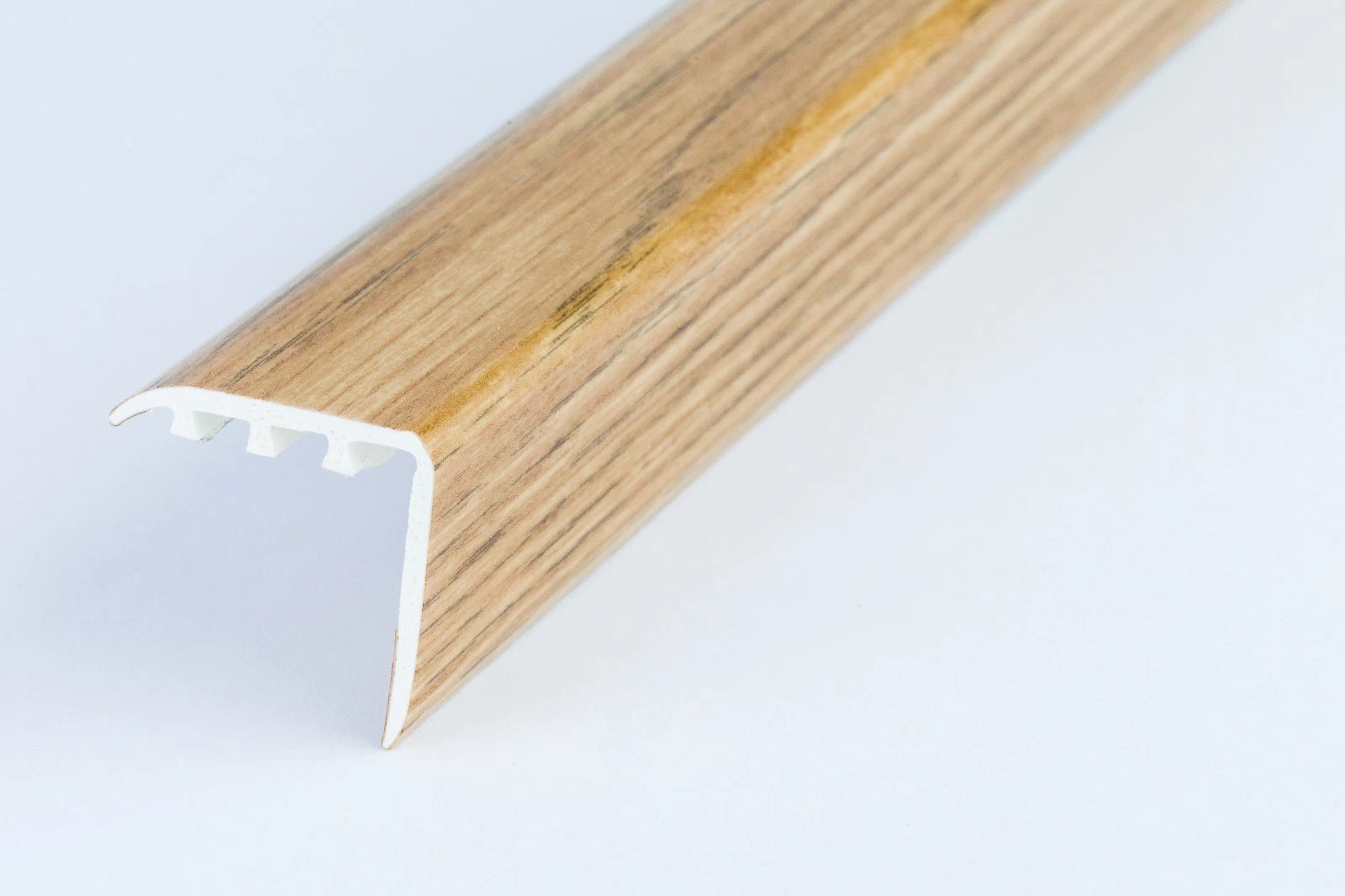 STAIR NOSING EDGE UPVC WOOD EFFECT -TRIM- EDGING NOSING 30 x 30mm - 900 mm
