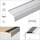 SELF ADHESIVE ANODISED ALUMINIUM RUBBER STAIR EDGE NOSING EDGEING TRIM A38