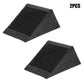 2Pcs Heavy Duty Rubber Wheel Chocks Tire Stopper For Car RV Truck Trailer