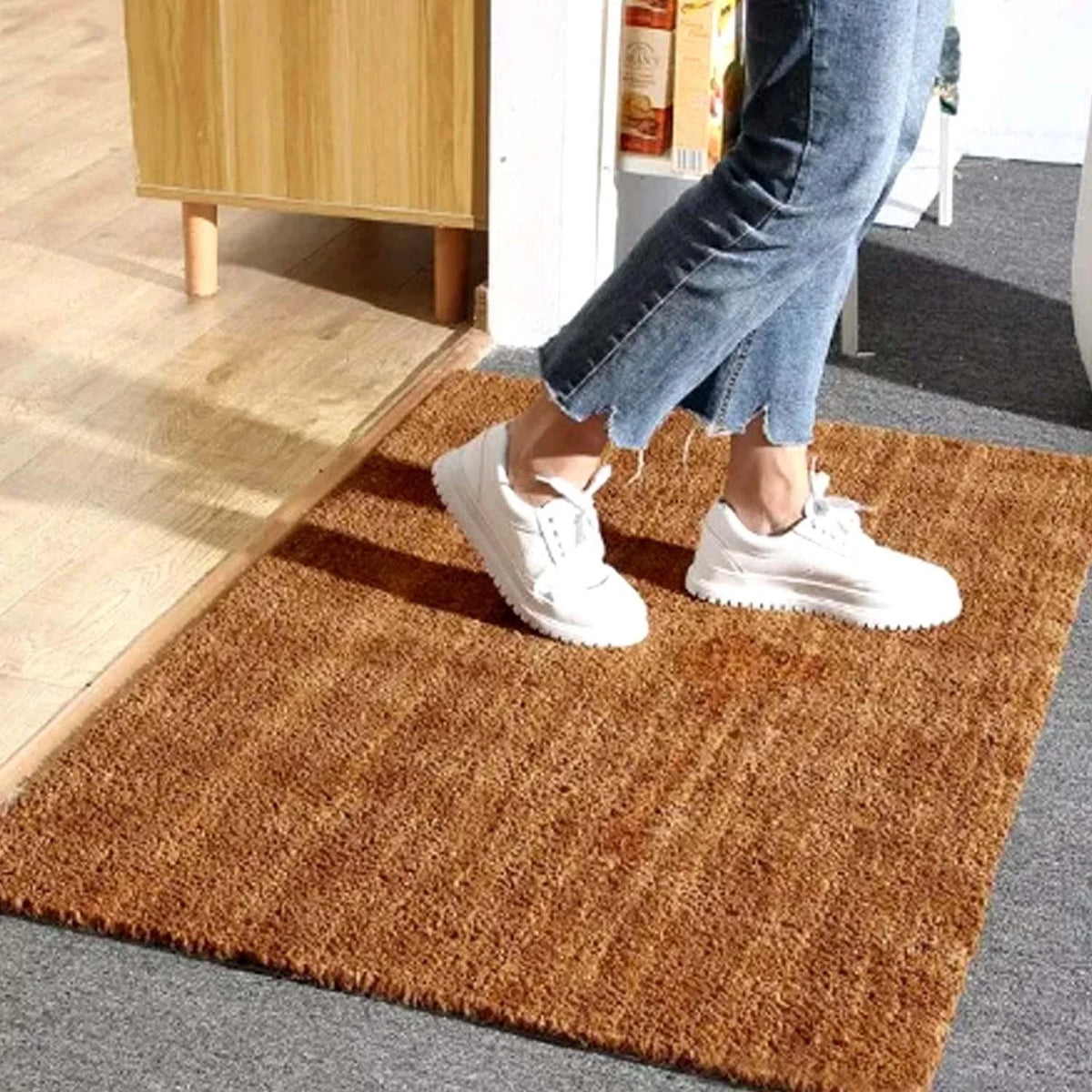Heavy Duty Natural Coir Mat Entrance Door Mat Foyer Lobby Reception Mats Matting