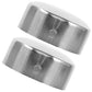 Set of 2 End Caps for Stair Rails Staircase Handrail Round Fitting