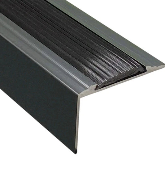 Aluminium Stair Nosing Anodised Edge Trim Step Nose Edging 900 x 45 x 25 mm