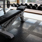 Heavy Duty Rubber Gym Mats Garage Flooring Tiles Commercial Interlocking 4pcs