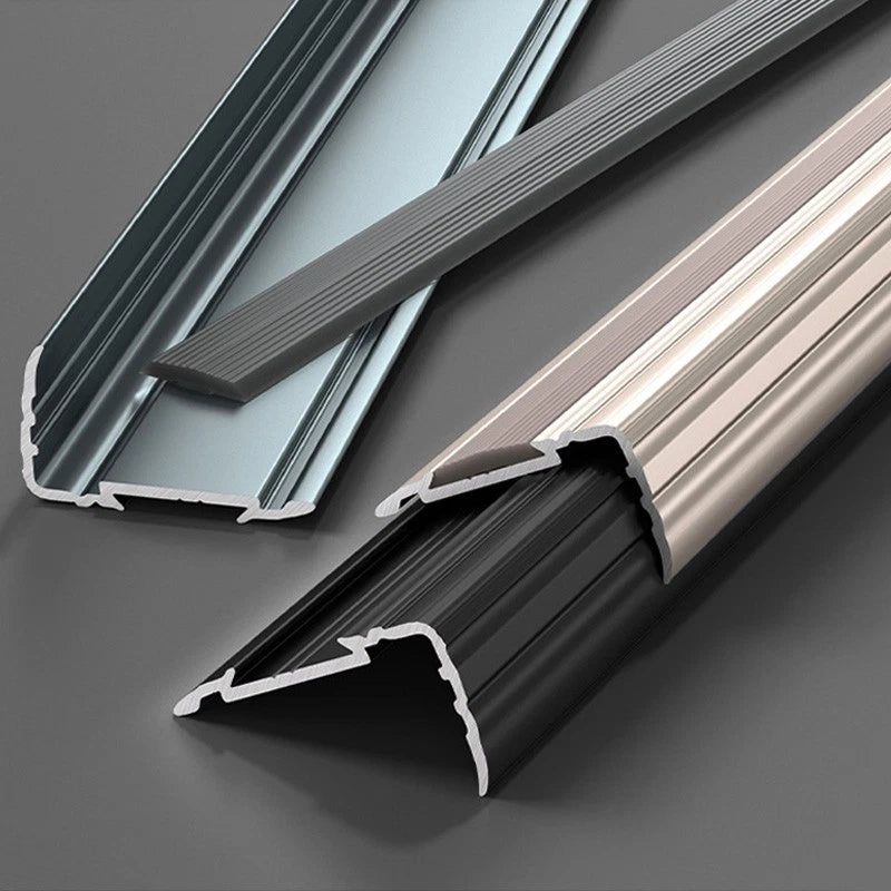 Aluminium Stair Nosing Edge Trim Step Nose Edging Nosings Carpet Black 900x43x29