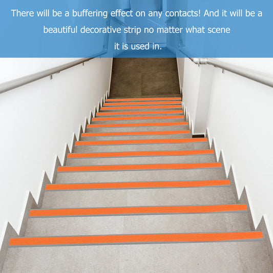 Rubber Stair Nosing Edge Anti non Slip PVC Angle Step Protect Edge Trim 39 Inch