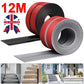 Self Adhesive Anti Slip Stair Nosing 12m Vinyl Rubber Edge Trim Bullnose Strips