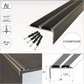 15x ALUMINIUM STAIR NOSING EDGE TRIM STEP NOSE EDGING NOSING FOR CARPET WOOD A37