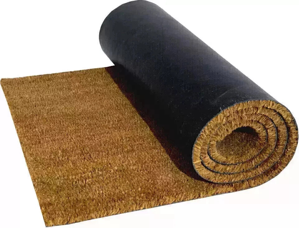 Heavy Duty Coir Welcome Matting Indoor/Outdoor Foyer Lobby Reception Door Mat