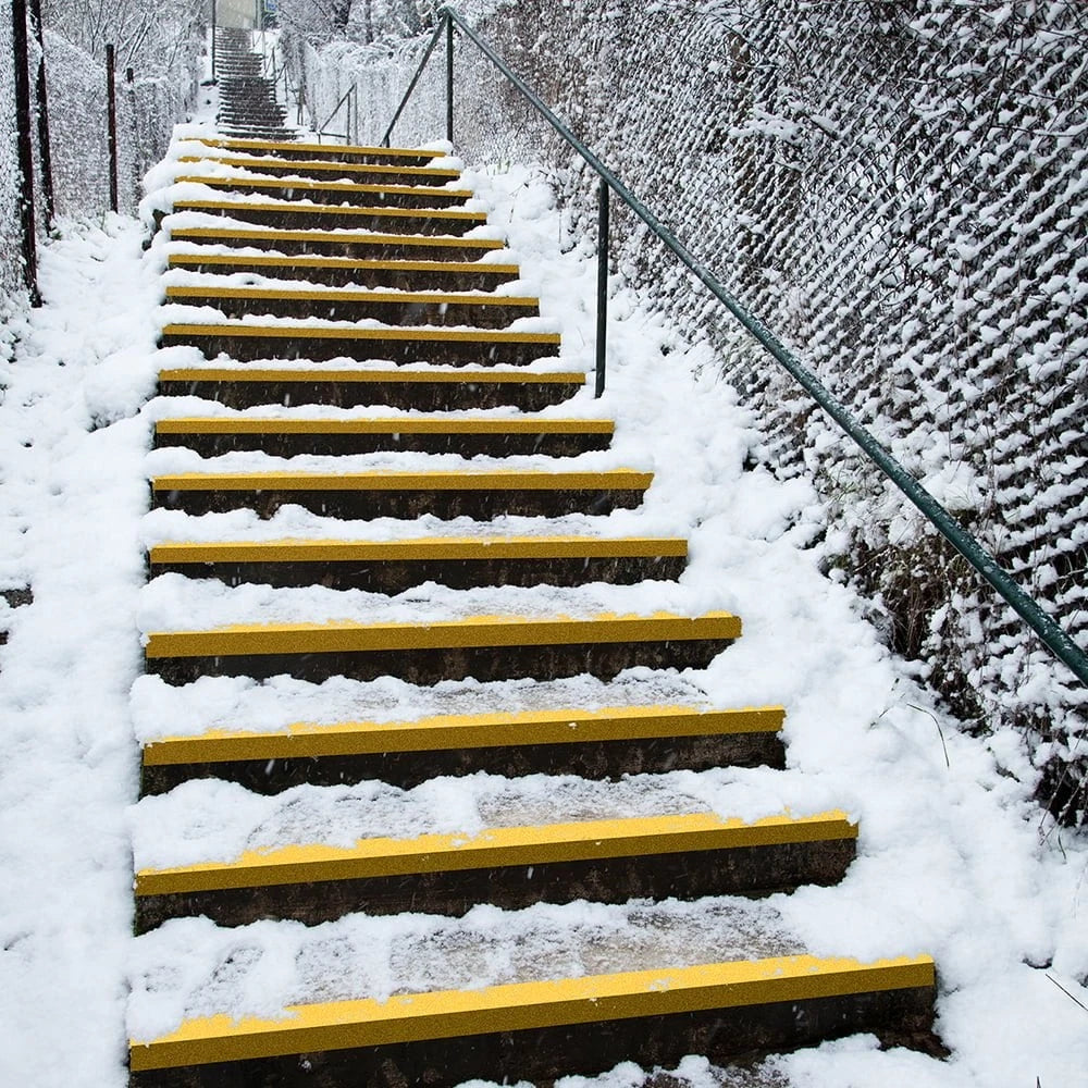 COBAGRiP GRP Stair Nosing 1m Yellow Anti-Slip 55x55mm for Steps & Safety