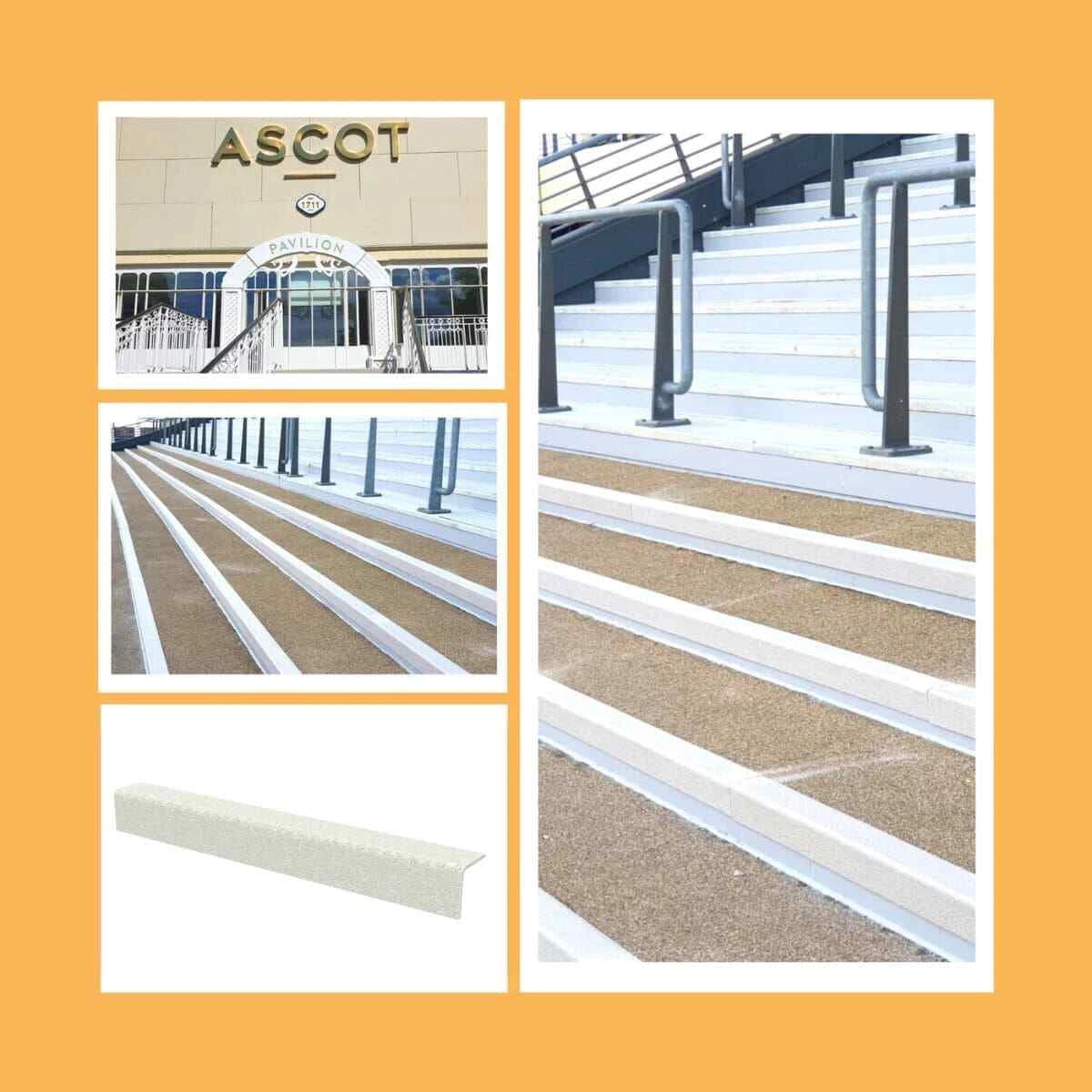 Anti-Slip GRP Stair Nosing's (55mm x 55mm)