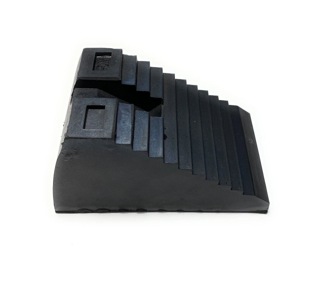 Rubber Wheel Chock Heavy Duty Blocks for Vehicles, Cars, Caravan, Trailer 2pcs