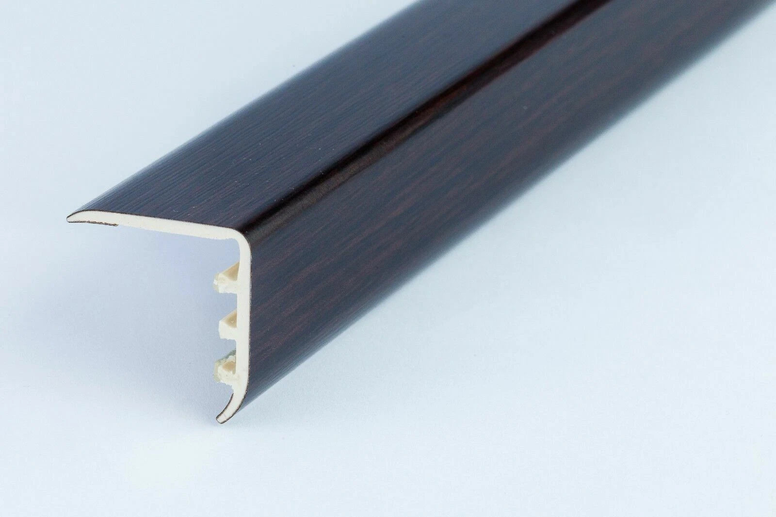 STAIR NOSING EDGE UPVC WOOD EFFECT -TRIM- EDGING NOSING 45 x 22mm - 900 mm