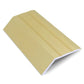 Transition Strip Aluminium Matt Brass 0.9m x 50mm Self Adhesive Ramp 15mm Cover