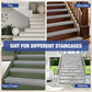 Stair anti Slip Nosing Vinyl Self-Adhesive Stair Treads Edge Trim 3 Meter Flexib
