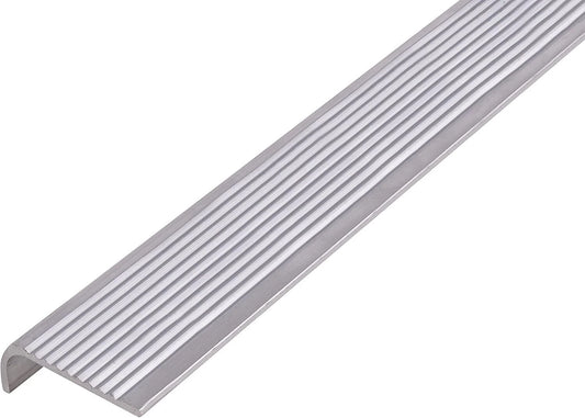 ALBERTS 470746 Stair Nosing Protection Profile, Silver