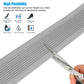 Rubber Stair Nosing Edge Anti non Slip PVC Angle Step Protect Edge Trim 39 Inch