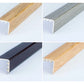 STAIR NOSING EDGE UPVC WOOD EFFECT -TRIM- EDGING NOSING 30 x 30mm - 900 mm