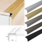 ALUMINIUM STAIR NOSINGS STEP EDGE NOSING FOR LAMINATE, WOOD,CARPET 25x20mm A36