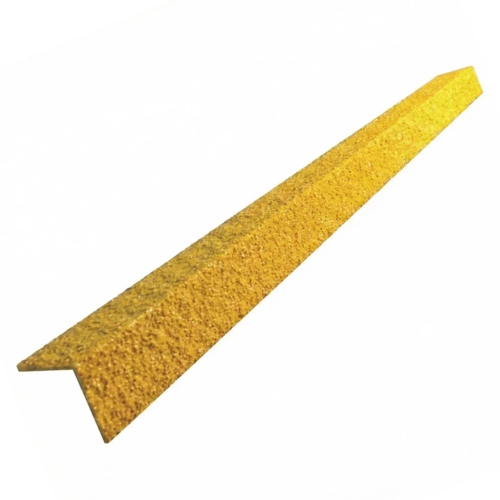 Heavy Duty GRP Stair Nosing 55mm x 55mm Anti Slip Yellow Hazard Free Shipping