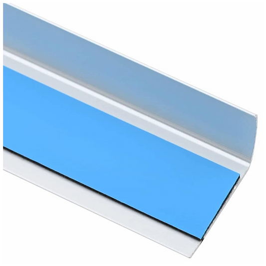 Stair Nosing L-Shaped Silver Aluminium 67 x 3.5 x 3 cm 30pcs Indoor Edge Guard.