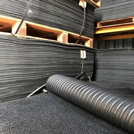 Rubber Commercial Flooring 12mm(6x4) Foot Amoeba Top Design/Multipurpose Use