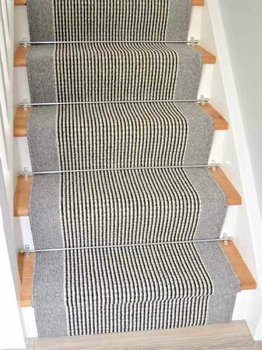 Grey Rug Stairs Runner Rugs Very Long For Stairways Tough Wearing Stair Carpets