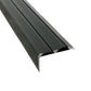 Aluminium Stair Nosing Edge Trim Step Nose Edging Carpet - Silver / Grey / Black