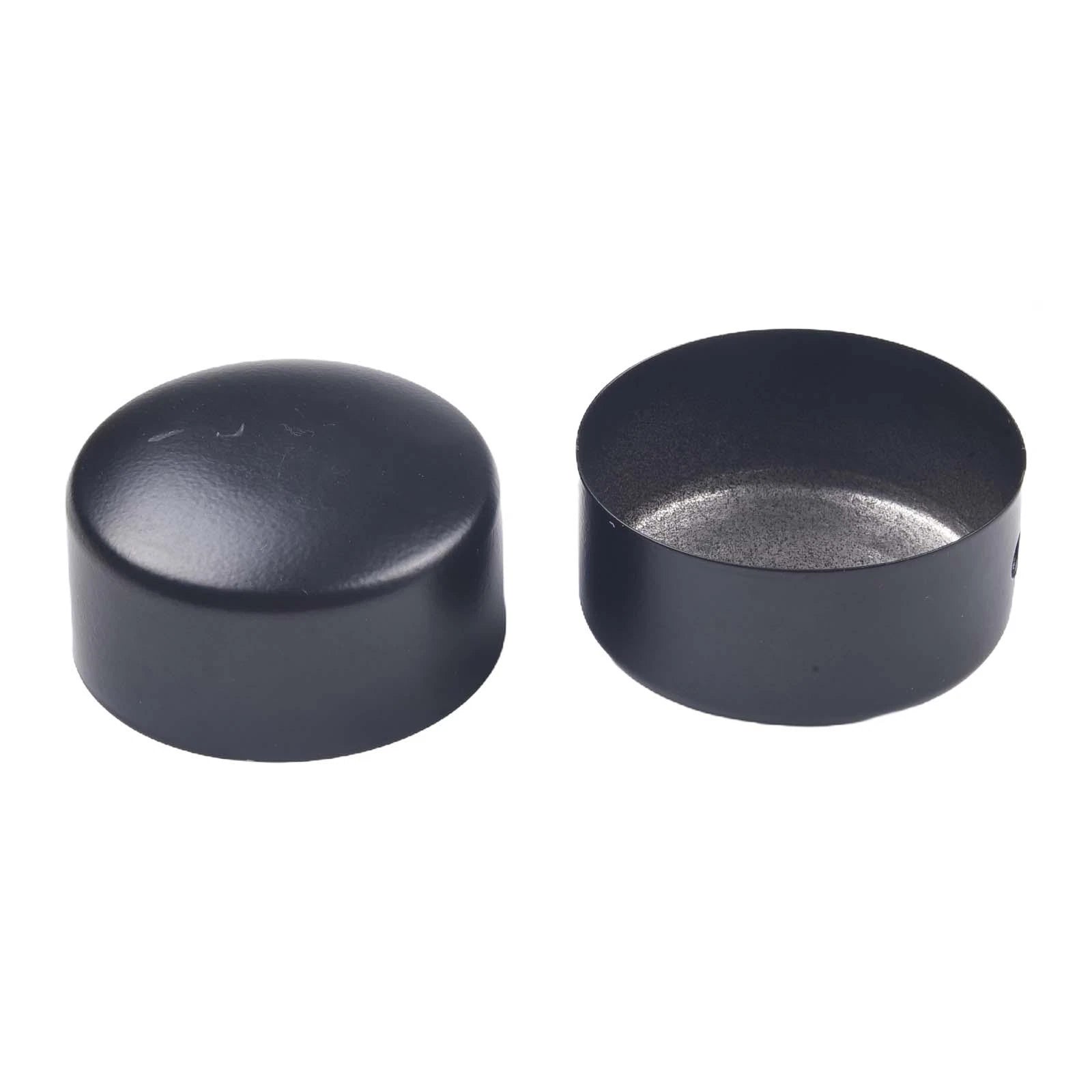 Black Handrail End Cap for Round Stair Treads PVC Stainless Steel (45mm)