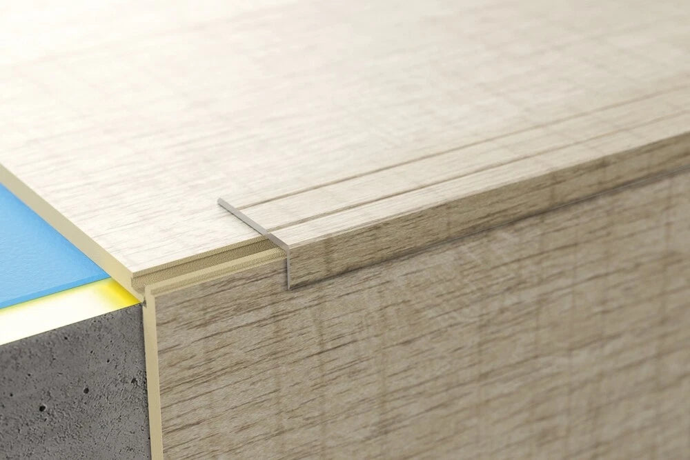 STAIR NOSINGEDGE SELF ADHESIVE ANTI NON SLIP -STEP EDGING TRIM 25x10 mm-1meter