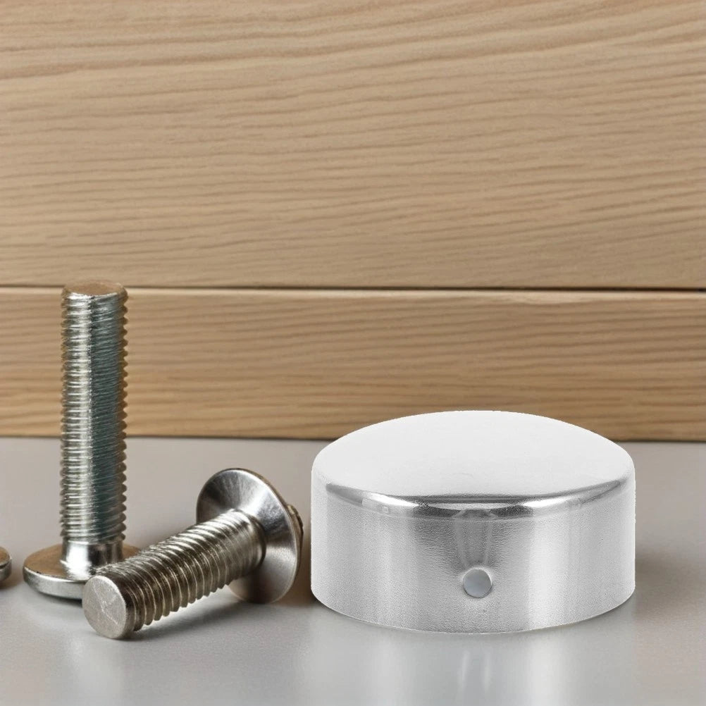 Set of 2 End Caps for Stair Rails Staircase Handrail Round Fitting