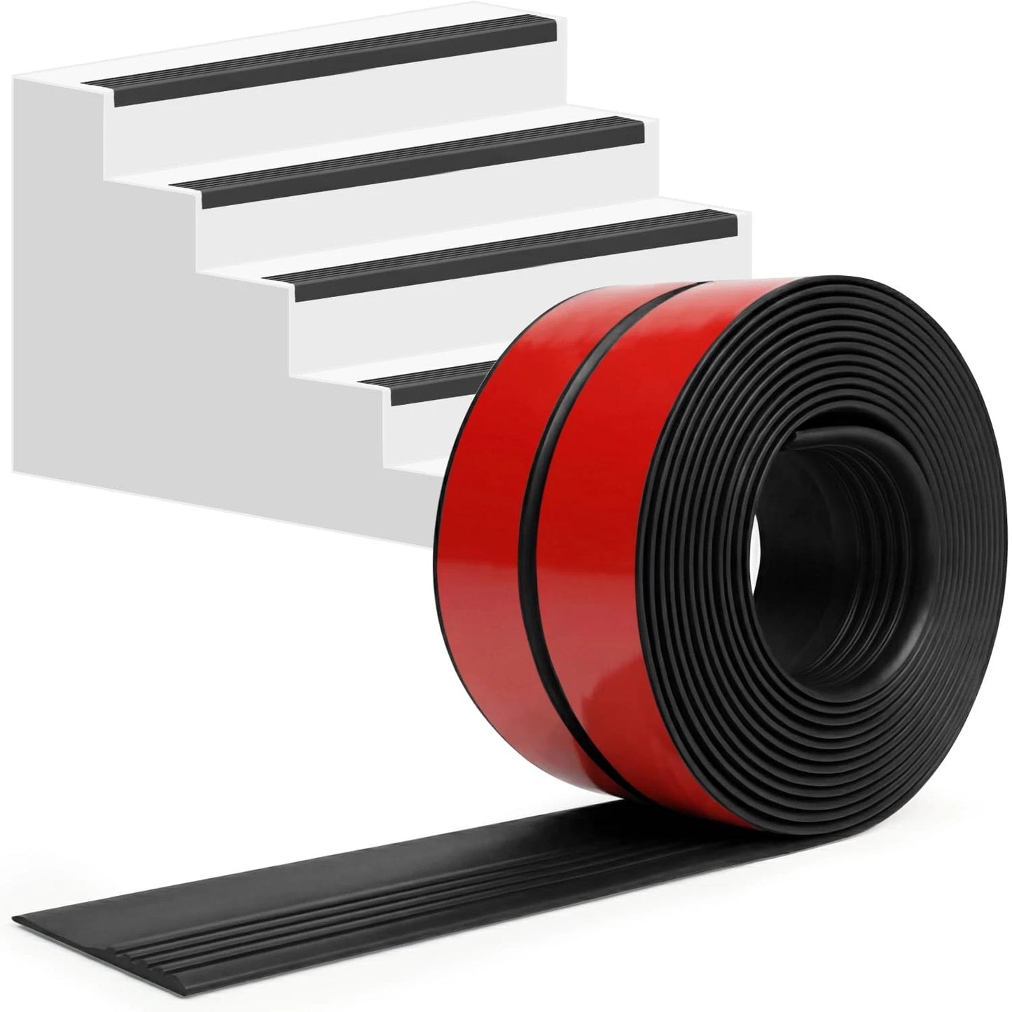Stair Anti Slip Nosing Self Adhesive Stair Nosing Edge Trim Flexible PVC Anti