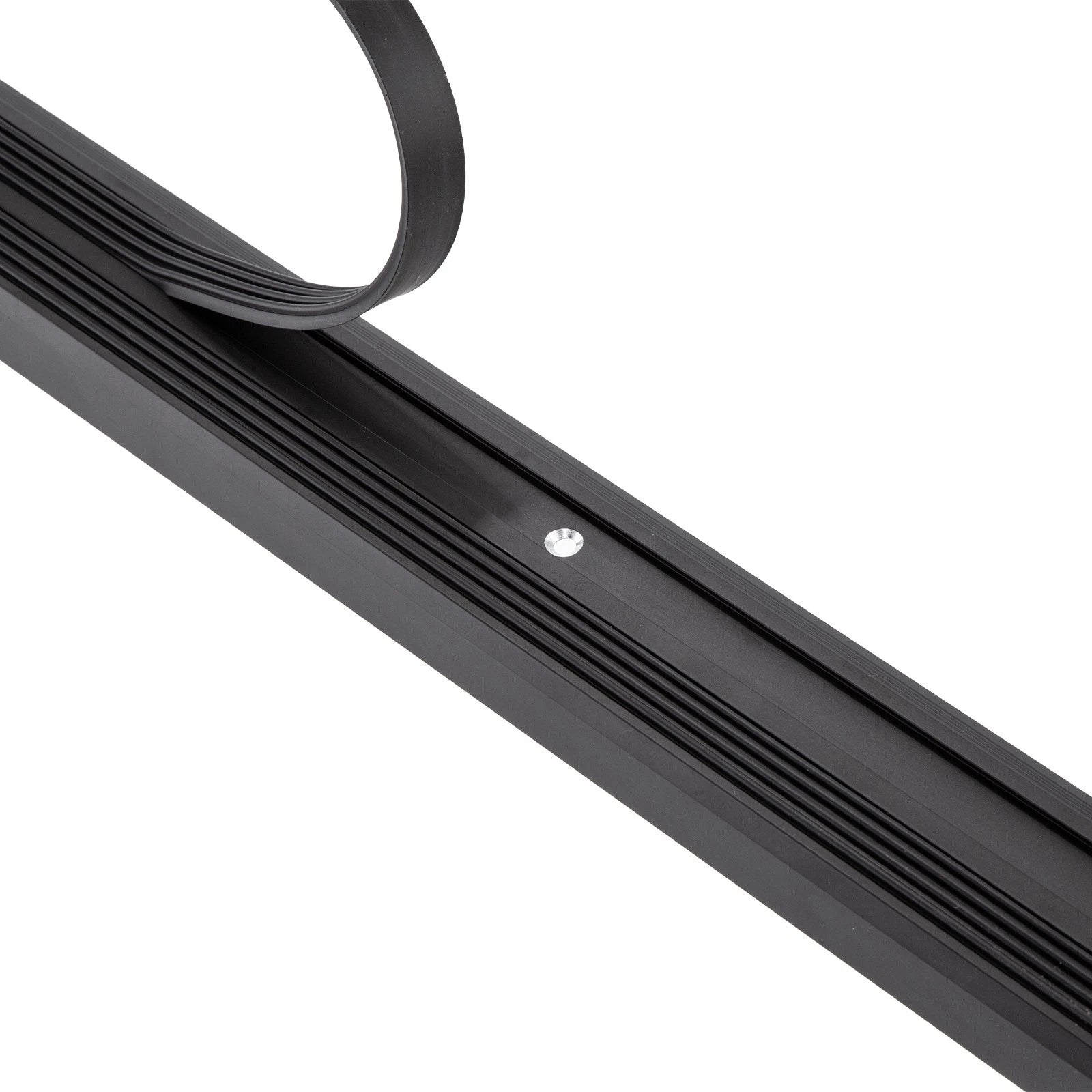 Black - Aluminium Stair Nosing Edge Trim Step Nose Edging Nosings - 90cm Long